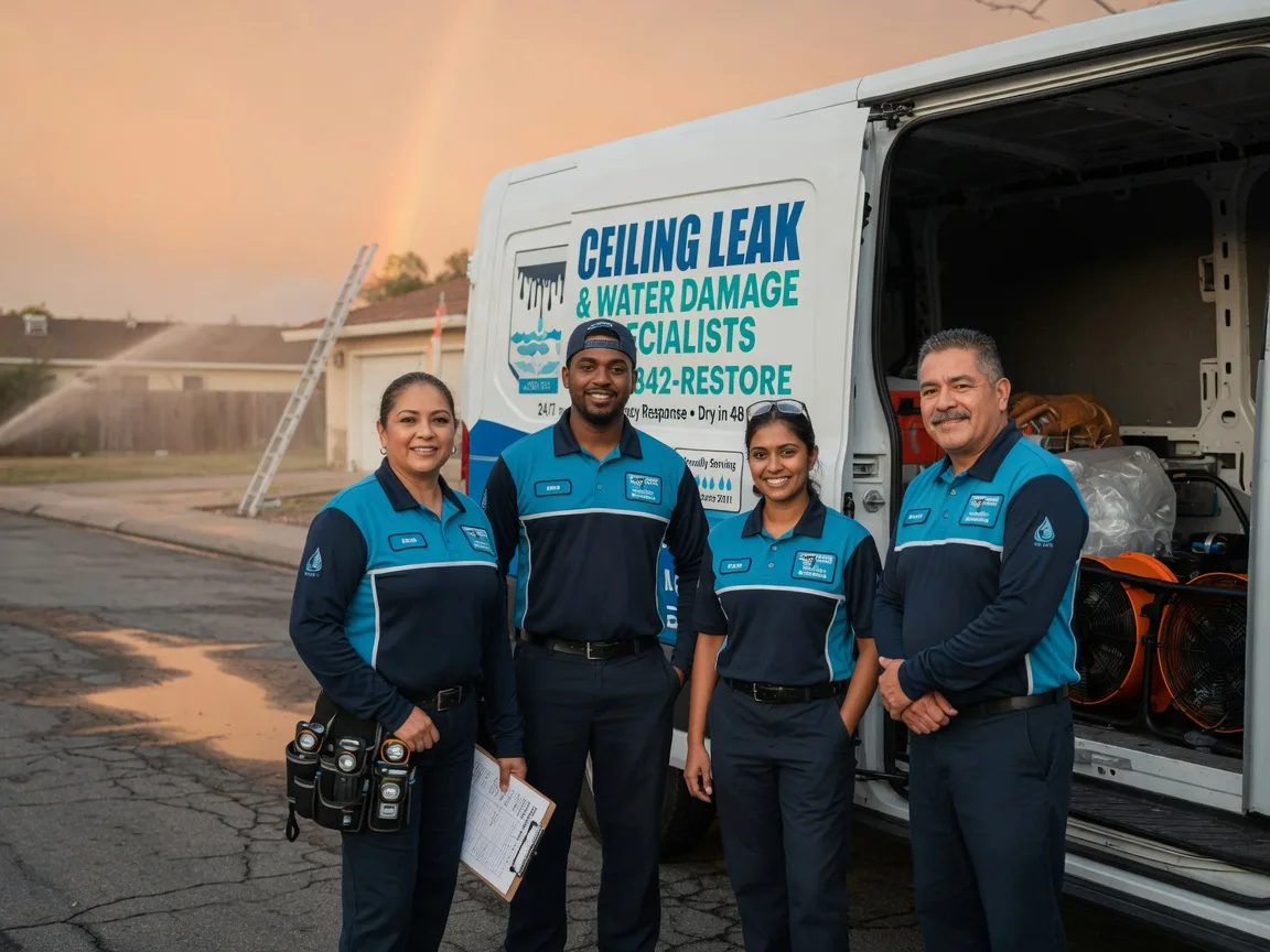 Ceiling Leak Cleanup company in Freer, TX
